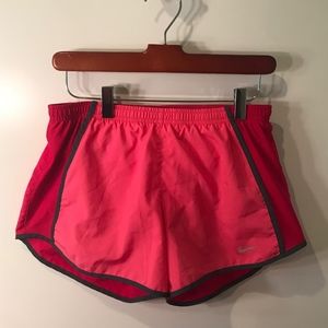 Pink and Gray Nike Dri-Fit Shorts